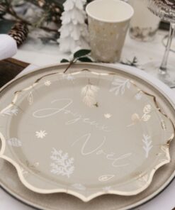 Alternative view of Assiette Botanic Noël - Lot de 8