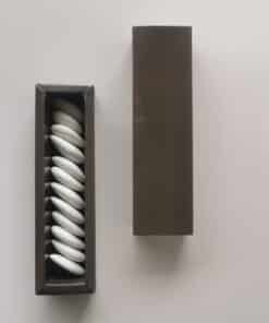 Boite a dragees marron taupe