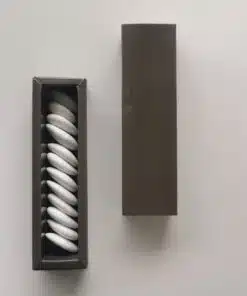 Boite a dragees marron taupe