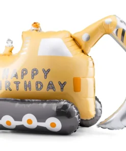 Ballon tractopelle deco anniversaire chantier