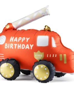 Camion pompier ballon anniversaire