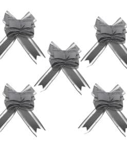 Noeud deco voiture gris