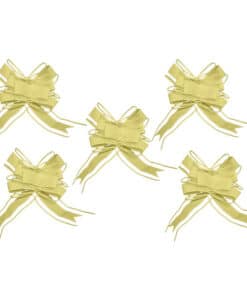 Noeud voiture mariage jaune