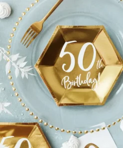 assiette deco anniversaire 50 ans