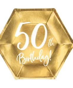 assiette deco anniversaire 50 ans