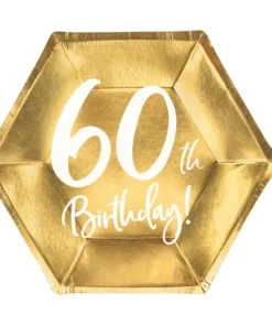 assiette deco anniversaire 60 ans