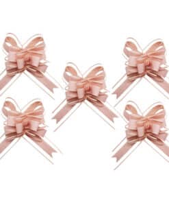 deco voiture mariage rose poudré