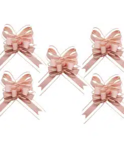 deco voiture mariage rose poudré