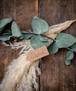 etiquette personnalisée kraft