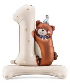 Ballon 1er anniversaire ourson