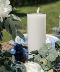 Alternative view of Bougie LED - Blanc - 20 x 7 cm