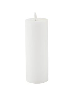 Bougie led cylindrique blanc 20cm