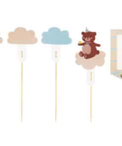 Decoration gateau anniversaire 1 an ourson