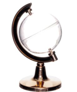 Globe rose gold contenant à dragées theme voyage