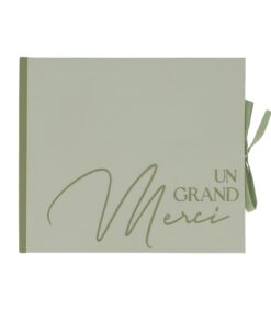 Livre d'or vert sauge