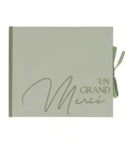 Livre d'or vert sauge