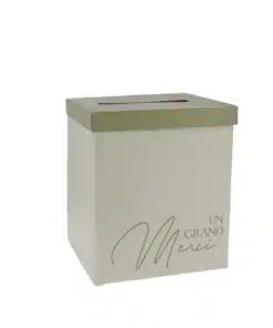 Urne bi-Color Vert sauge et vert eucalyptus