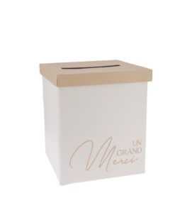 Urne crème et Camel