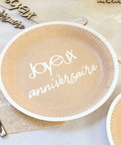 assiette -23cm-joyeux-anniversaire-kraft-lot-de-6