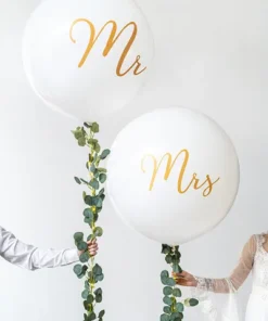 ballon geant mariage mr or