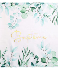 chemin de table baptême végétal