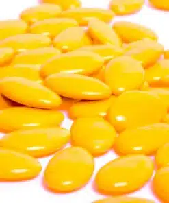 dragees-chocolat-mimosa dragees jaune moutarde