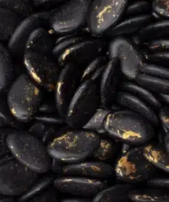 dragées noir marbré or