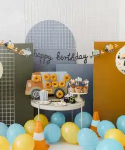 déco anniversaire chantier