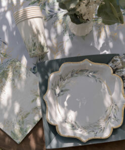 Alternative view of Gobelet feuillage vert/or - Lot 10