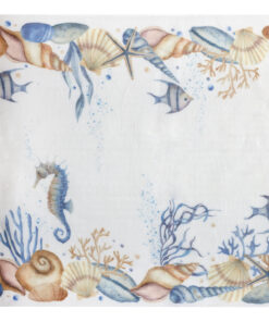 Chemin de table coquillage Decoration theme mer (1)