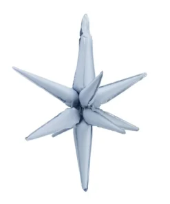 ballon 3D etoile bleu 105 cm