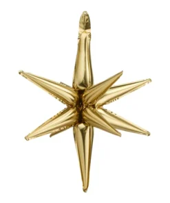 ballon 3D etoile doré 105 cm