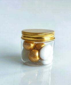 pot a dragees couvercle or