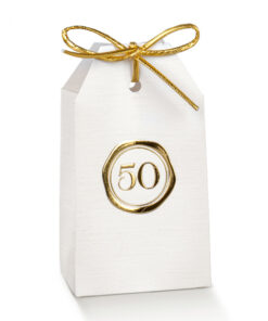 boite a dragees 50 noces d'or anniversaire 50 ans