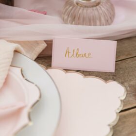 marque place bi color rose