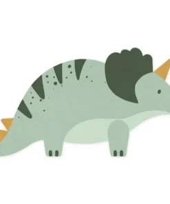 serviette tricératop dinosaure