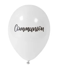 Ballon communion blanc