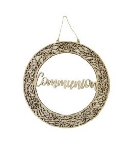 COMMUNION-SUSPENSION- en bois ronde
