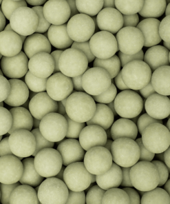 Dragees boule croustillante vert eucalyptus