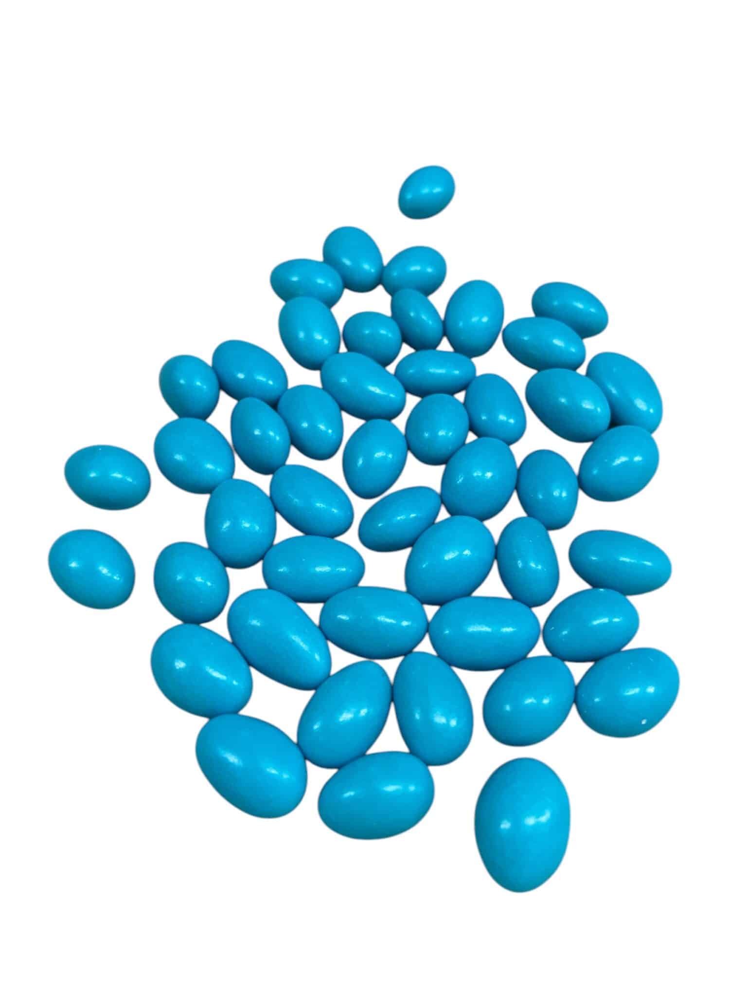 Dragées amande pas cher 1 kg turquoise caraibes