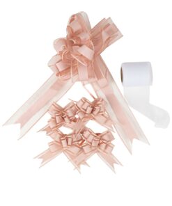 Kit décoration de Voiture rose poudré