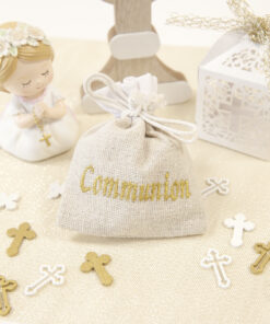 sac a dragees communion brodee