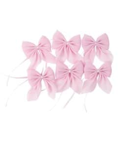 noeud scintillant rose