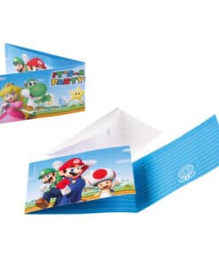 Carte d'Invitations Super Mario