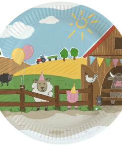 Assiettes animaux de la ferme