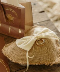 Coussin Pour Alliances Cœur