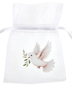 sac a dragées colombe