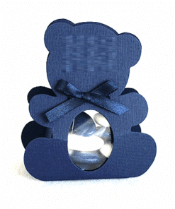 contenant ourson bleu marine