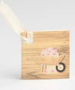 Etiquette brouette du bonheur