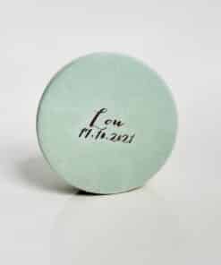 Boîte velours vert eucalyptus